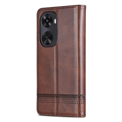 AZNS For Huawei nova 11 SE Case Cowhide Texture Leather Wallet Phone Cover