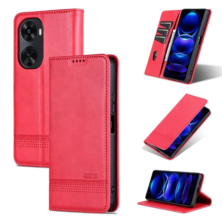 AZNS For Huawei nova 11 SE Case Cowhide Texture Leather Wallet Phone Cover