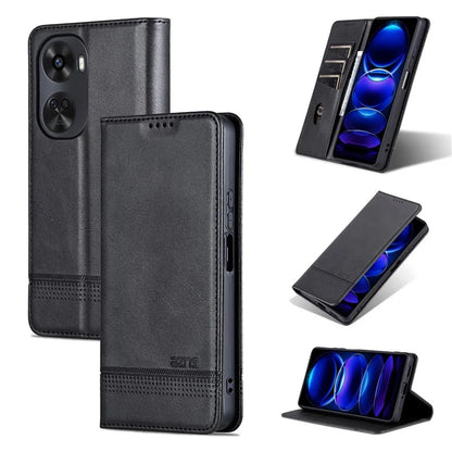AZNS For Huawei nova 11 SE Case Cowhide Texture Leather Wallet Phone Cover