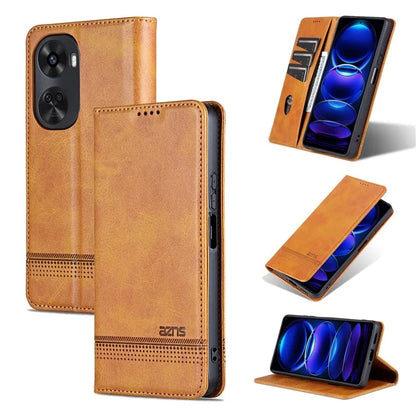 AZNS For Huawei nova 11 SE Case Cowhide Texture Leather Wallet Phone Cover