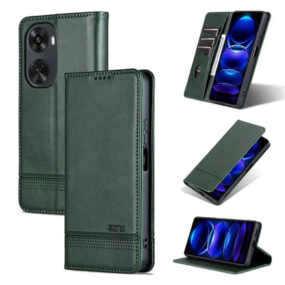 AZNS For Huawei nova 11 SE Case Cowhide Texture Leather Wallet Phone Cover