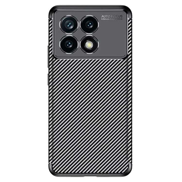 For Xiaomi Redmi K70 Pro 5G / K70 5G TPU Case Carbon Fiber Texture Camera Protection Phone Cover