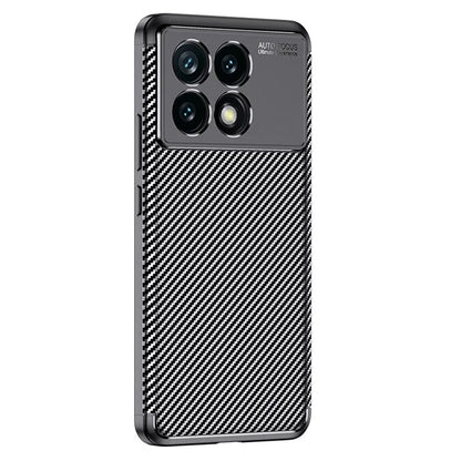 For Xiaomi Redmi K70 Pro 5G / K70 5G TPU Case Carbon Fiber Texture Camera Protection Phone Cover