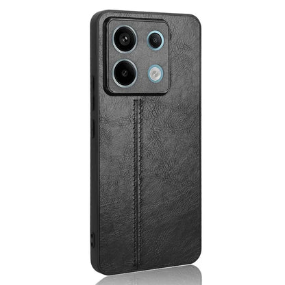 For Xiaomi Redmi Note 13 Pro 5G / Poco X6 5G Phone Case PU Leather Coated PC+TPU Cover