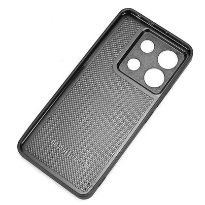 For Xiaomi Redmi Note 13 Pro 5G / Poco X6 5G Phone Case PU Leather Coated PC+TPU Cover