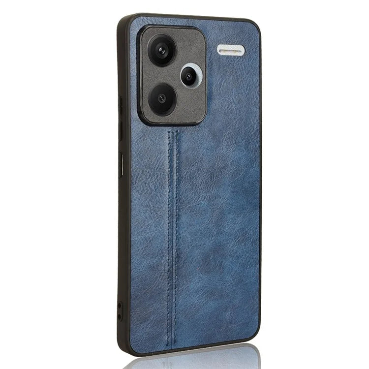 For Xiaomi Redmi Note 13 Pro+ 5G Phone Case Cowhide Texture Impact Absorption Cover
