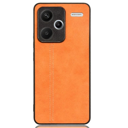 For Xiaomi Redmi Note 13 Pro+ 5G Phone Case Cowhide Texture Impact Absorption Cover