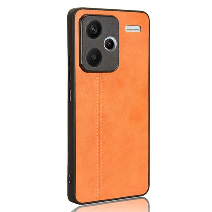For Xiaomi Redmi Note 13 Pro+ 5G Phone Case Cowhide Texture Impact Absorption Cover