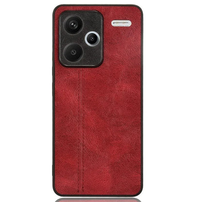 For Xiaomi Redmi Note 13 Pro+ 5G Phone Case Cowhide Texture Impact Absorption Cover