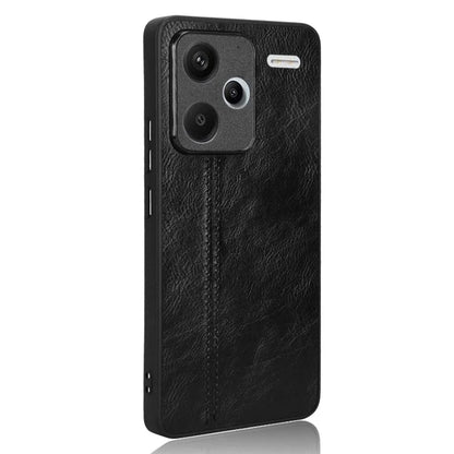 For Xiaomi Redmi Note 13 Pro+ 5G Phone Case Cowhide Texture Impact Absorption Cover