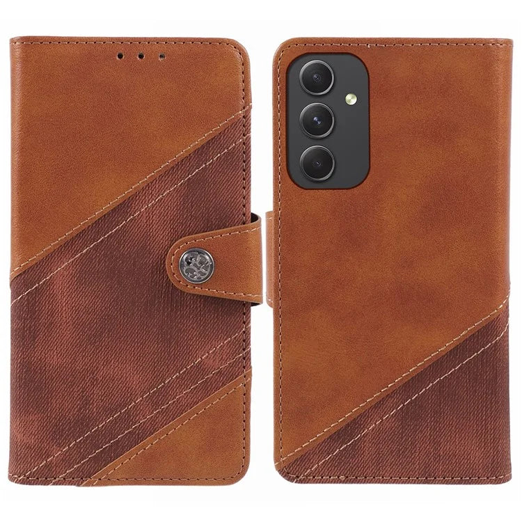 For Samsung Galaxy A05s 4G Phone Case Wallet Splicing TPU + PU Leather Phone Cover