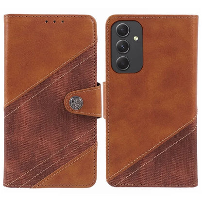 For Samsung Galaxy A05s 4G Phone Case Wallet Splicing TPU + PU Leather Phone Cover