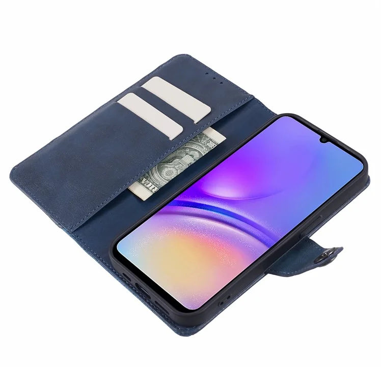 For Samsung Galaxy A05s 4G Phone Case Wallet Splicing TPU + PU Leather Phone Cover