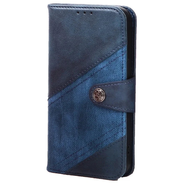 For Samsung Galaxy A05s 4G Phone Case Wallet Splicing TPU + PU Leather Phone Cover