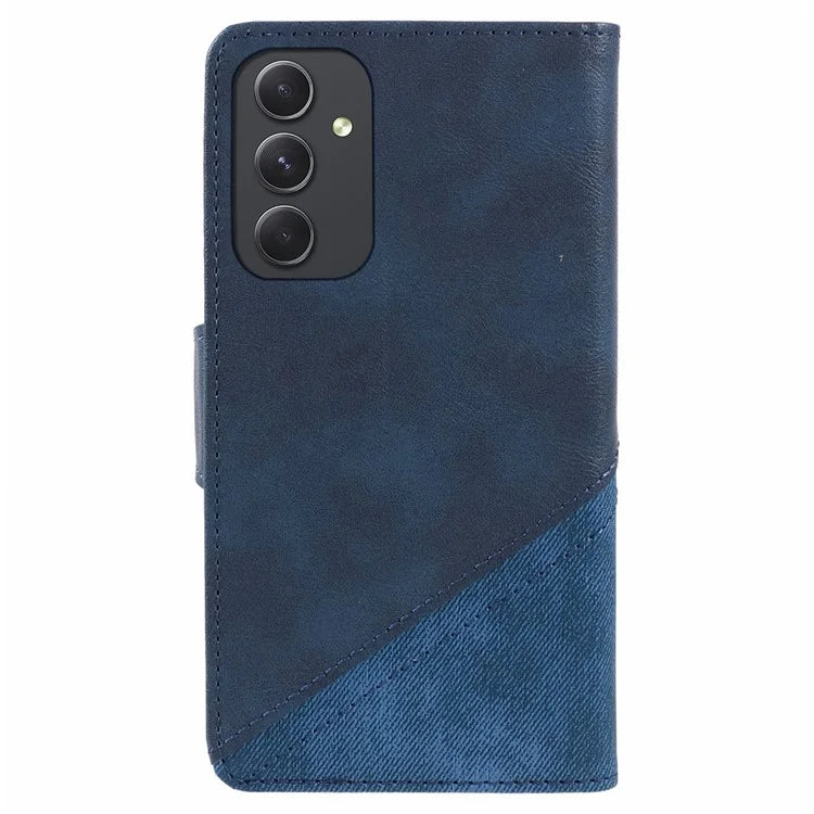 For Samsung Galaxy A05s 4G Phone Case Wallet Splicing TPU + PU Leather Phone Cover