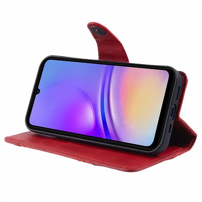 For Samsung Galaxy A05s 4G Phone Case Wallet Splicing TPU + PU Leather Phone Cover