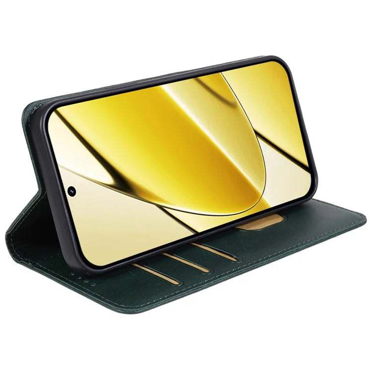 For Realme 11x 5G / 11 5G (Global) Case Slim-Fit PU Leather Mobile Phone Cover