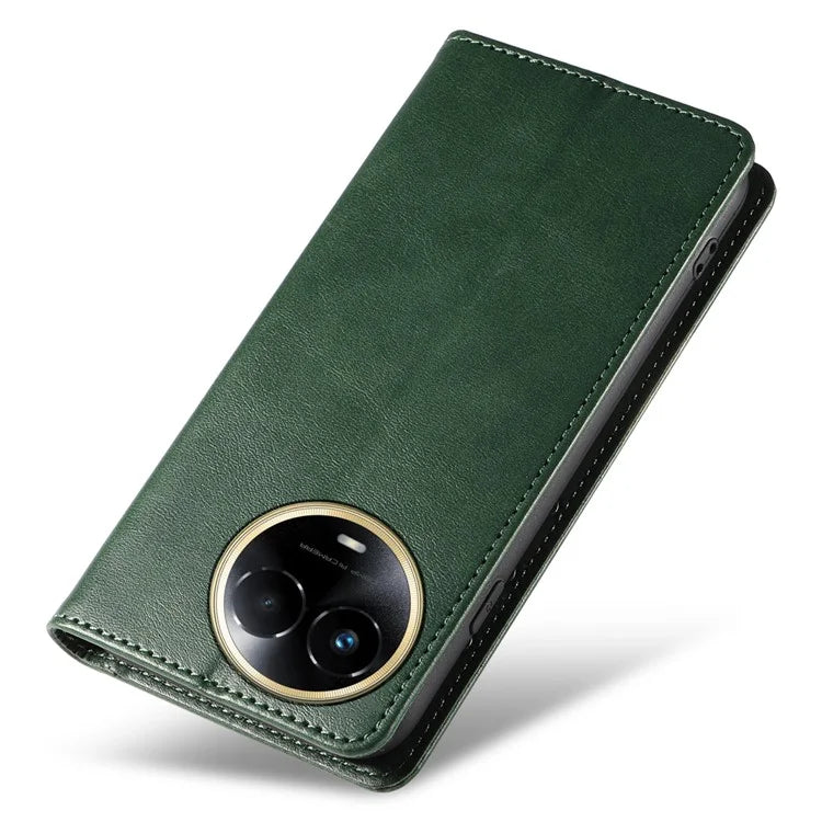 For Realme 11x 5G / 11 5G (Global) Case Slim-Fit PU Leather Mobile Phone Cover