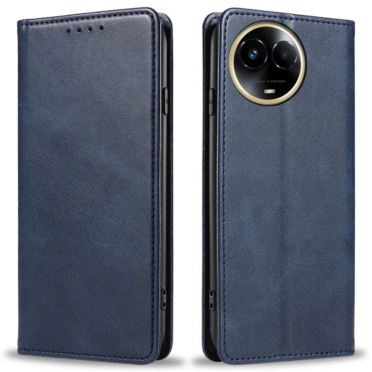 For Realme 11x 5G / 11 5G (Global) Case Slim-Fit PU Leather Mobile Phone Cover