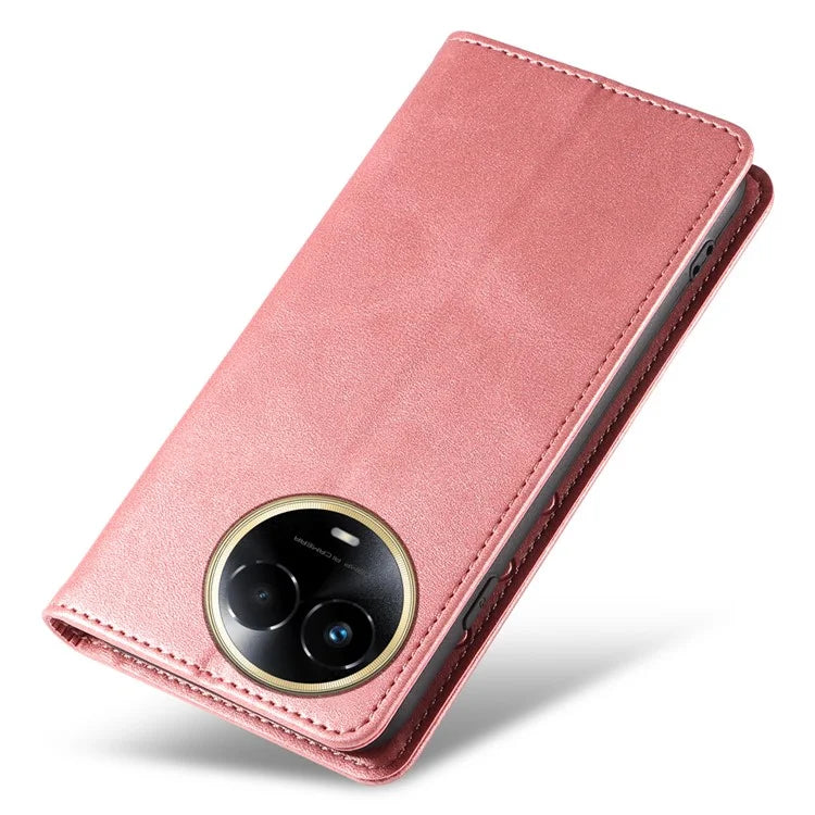 For Realme 11x 5G / 11 5G (Global) Case Slim-Fit PU Leather Mobile Phone Cover
