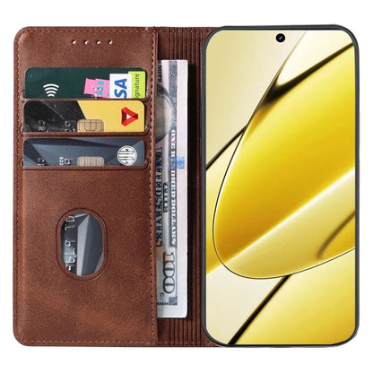 For Realme 11x 5G / 11 5G (Global) Case Slim-Fit PU Leather Mobile Phone Cover