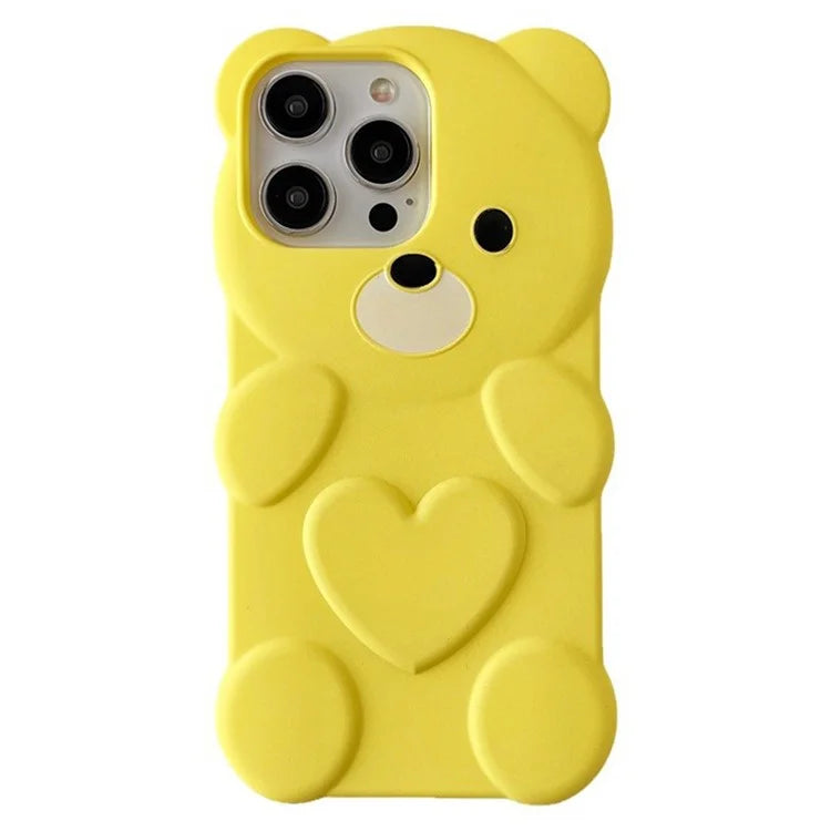 For iPhone 14 Pro Max Case Solid Color Soft TPU Rubberized Phone Back Shell