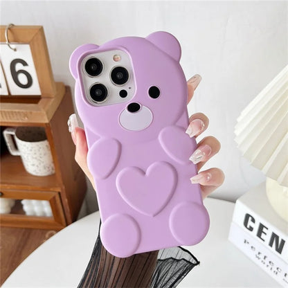 For iPhone 14 Pro Max Case Solid Color Soft TPU Rubberized Phone Back Shell