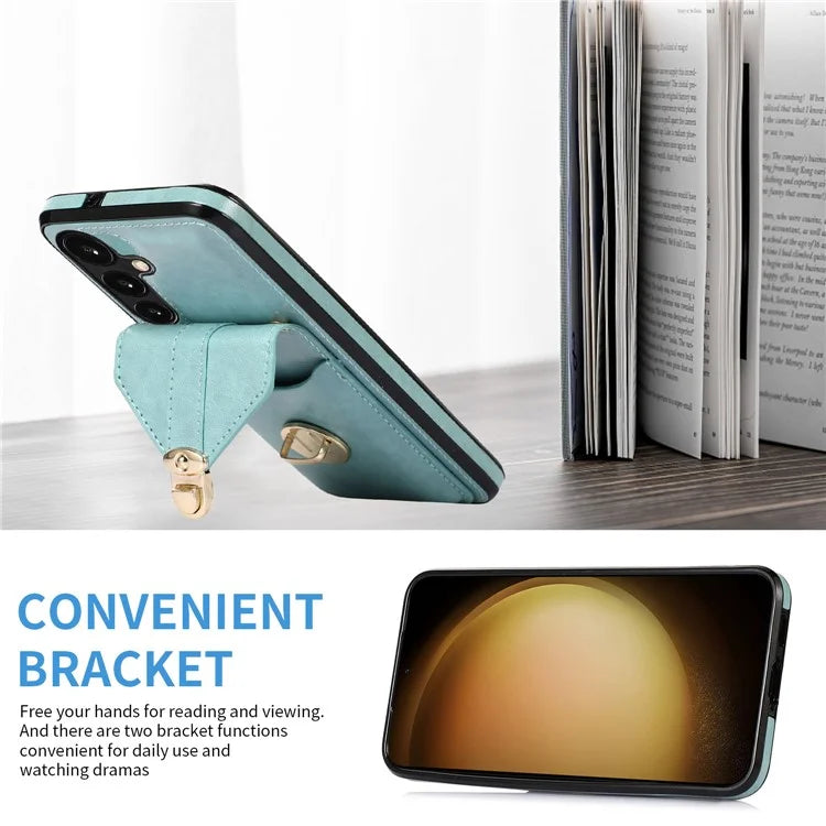 For Samsung Galaxy A05s 4G Case Card Holder Shockproof PU Leather Phone Cover