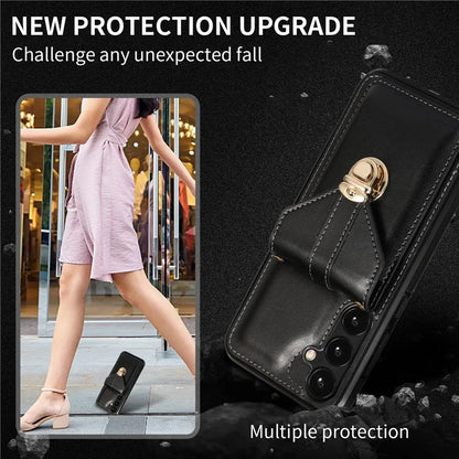 For Samsung Galaxy A05s 4G Case Card Holder Shockproof PU Leather Phone Cover