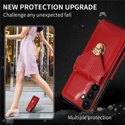 For Samsung Galaxy A05s 4G Case Card Holder Shockproof PU Leather Phone Cover