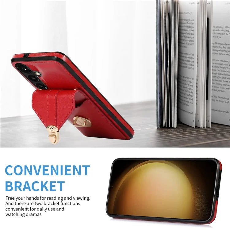 For Samsung Galaxy A05s 4G Case Card Holder Shockproof PU Leather Phone Cover
