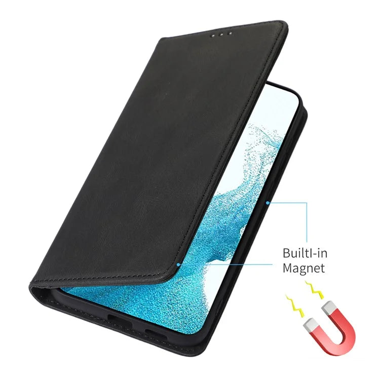 For Samsung Galaxy A05s 4G Case Anti-Scratch Phone Shell Magnetic Stand PU Leather Wallet Cover