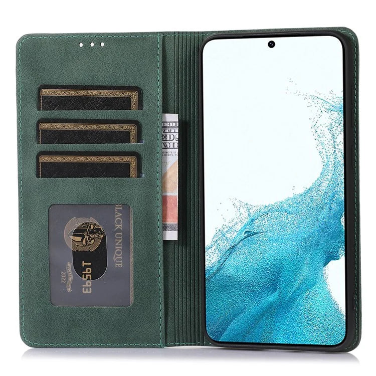 For Samsung Galaxy A05s 4G Case Anti-Scratch Phone Shell Magnetic Stand PU Leather Wallet Cover