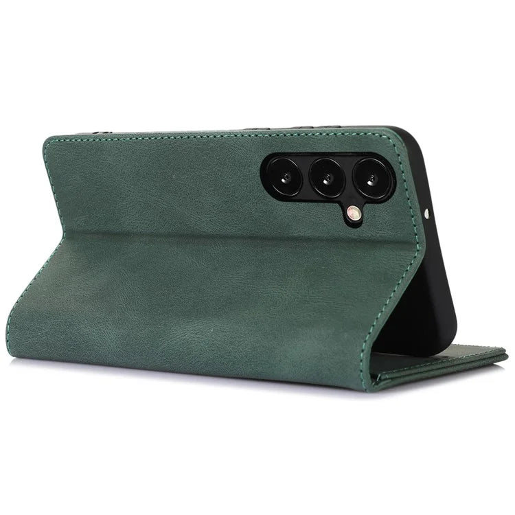 For Samsung Galaxy A05s 4G Case Anti-Scratch Phone Shell Magnetic Stand PU Leather Wallet Cover