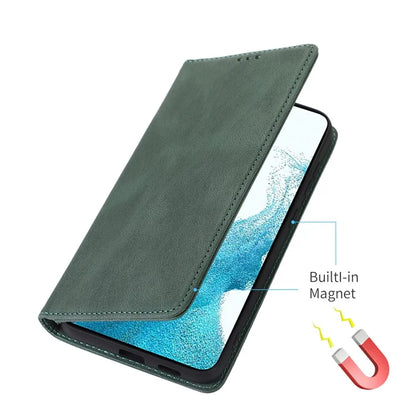 For Samsung Galaxy A05s 4G Case Anti-Scratch Phone Shell Magnetic Stand PU Leather Wallet Cover