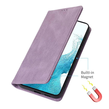 For Samsung Galaxy A05s 4G Case Anti-Scratch Phone Shell Magnetic Stand PU Leather Wallet Cover