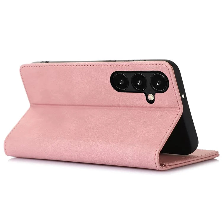 For Samsung Galaxy A05s 4G Case Anti-Scratch Phone Shell Magnetic Stand PU Leather Wallet Cover