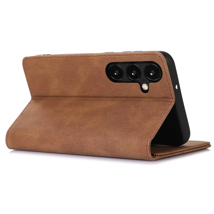 For Samsung Galaxy A05s 4G Case Anti-Scratch Phone Shell Magnetic Stand PU Leather Wallet Cover