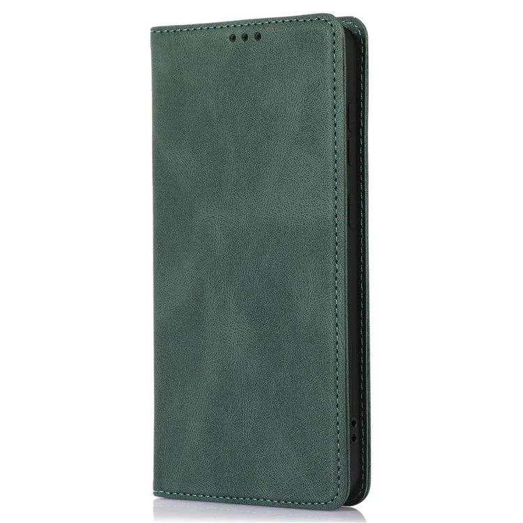 For Samsung Galaxy A14 5G / 4G Magnetic Stand Wallet Cover TPU+PU Leather Cell Phone Case