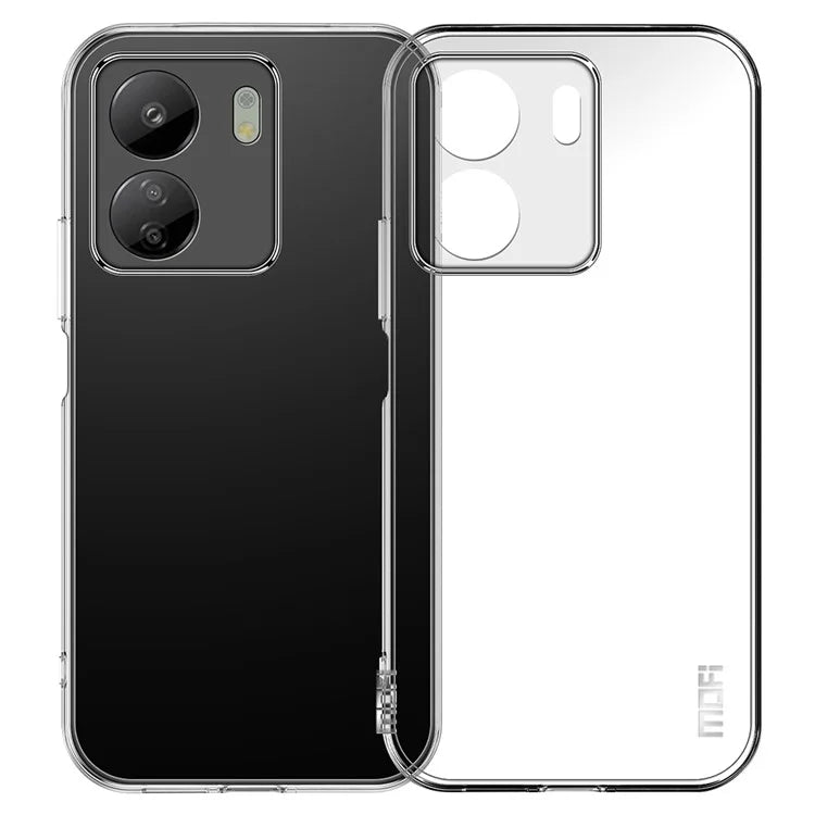 MOFI Clear Phone Case for Xiaomi Redmi 13C 4G / Poco C65 4G Slim-Fit TPU Phone Shell Cover