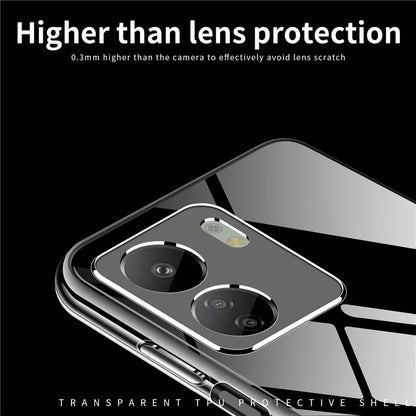 MOFI Clear Phone Case for Xiaomi Redmi 13C 4G / Poco C65 4G Slim-Fit TPU Phone Shell Cover