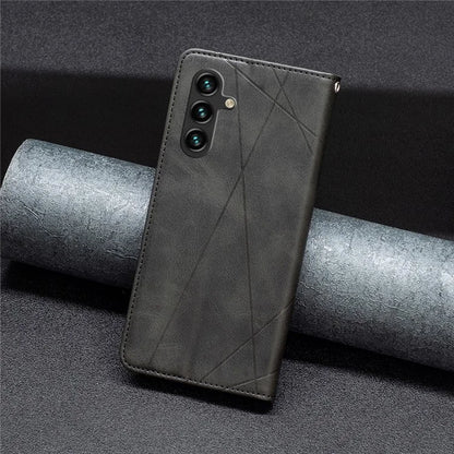For Samsung Galaxy A55 5G Case Anti-Scratch Card Holder Magnetic PU Leather Cover