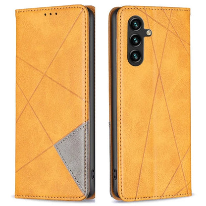 For Samsung Galaxy A55 5G Case Anti-Scratch Card Holder Magnetic PU Leather Cover