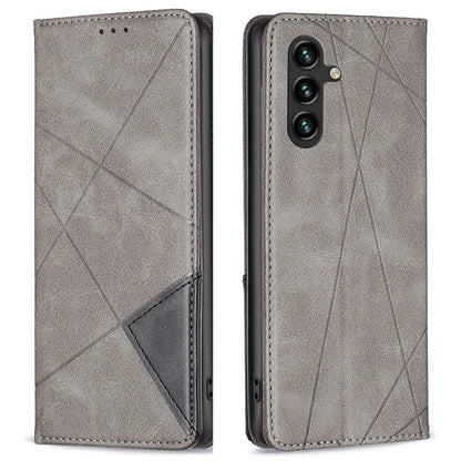 For Samsung Galaxy A55 5G Case Anti-Scratch Card Holder Magnetic PU Leather Cover