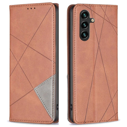 For Samsung Galaxy A55 5G Case Anti-Scratch Card Holder Magnetic PU Leather Cover