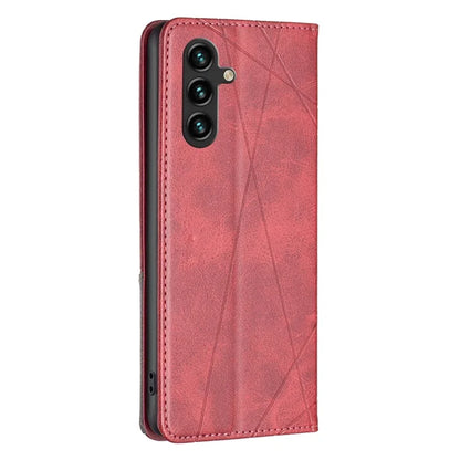 For Samsung Galaxy A55 5G Case Anti-Scratch Card Holder Magnetic PU Leather Cover