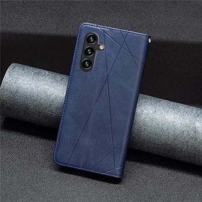 For Samsung Galaxy A55 5G Case Anti-Scratch Card Holder Magnetic PU Leather Cover