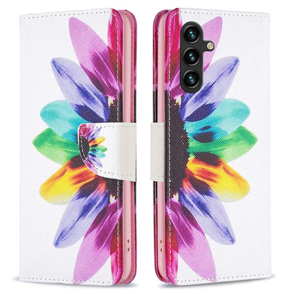 For Samsung Galaxy A55 5G PU Leather Flip Cover Pattern Printing Phone Case