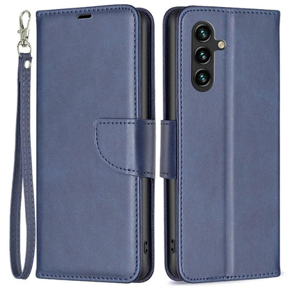 For Samsung Galaxy A55 5G Textured Wallet Anti-Scratch Cell Phone Case PU Leather Stand Cover
