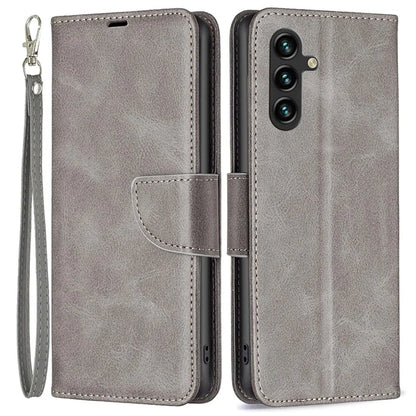 For Samsung Galaxy A55 5G Textured Wallet Anti-Scratch Cell Phone Case PU Leather Stand Cover